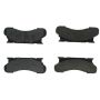 CENTRIC PARTS 102.04500 C-Tek Semi-Metallic Brake Pads with Shims