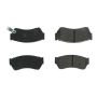 CENTRIC PARTS 102.04510 C-Tek Semi-Metallic Brake Pads with Shims