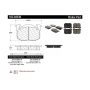 CENTRIC PARTS 102.04530 C-Tek Semi-Metallic Brake Pads with Shims