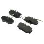 CENTRIC PARTS 102.04540 C-Tek Semi-Metallic Brake Pads with Shims