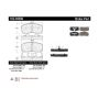CENTRIC PARTS 102.04560 C-Tek Semi-Metallic Brake Pads with Shims