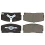CENTRIC PARTS 102.04560 C-Tek Semi-Metallic Brake Pads with Shims
