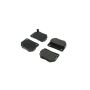 CENTRIC PARTS 102.04610 C-Tek Semi-Metallic Brake Pads with Shims