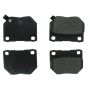 CENTRIC PARTS 102.04610 C-Tek Semi-Metallic Brake Pads with Shims