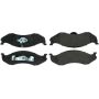 CENTRIC PARTS 102.04770 C-Tek Semi-Metallic Brake Pads with Shims