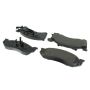 CENTRIC PARTS 102.04780 C-Tek Semi-Metallic Brake Pads with Shims