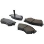 CENTRIC PARTS 102.04800 C-Tek Semi-Metallic Brake Pads with Shims