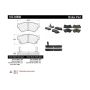 CENTRIC PARTS 102.04800 C-Tek Semi-Metallic Brake Pads with Shims