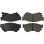CENTRIC PARTS 102.04800 C-Tek Semi-Metallic Brake Pads with Shims