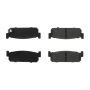 CENTRIC PARTS 102.04810 C-Tek Semi-Metallic Brake Pads with Shims