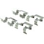 CENTRIC PARTS 102.04840 C-Tek Semi-Metallic Brake Pads with Shims