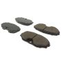 CENTRIC PARTS 102.04860 C-Tek Semi-Metallic Brake Pads with Shims