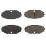 CENTRIC PARTS 102.04860 C-Tek Semi-Metallic Brake Pads with Shims