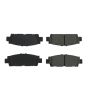 CENTRIC PARTS 102.04880 C-Tek Semi-Metallic Brake Pads with Shims
