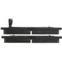 CENTRIC PARTS 102.04900 C-Tek Semi-Metallic Brake Pads with Shims