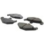 CENTRIC PARTS 102.04910 C-Tek Semi-Metallic Brake Pads with Shims