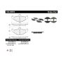 CENTRIC PARTS 102.04910 C-Tek Semi-Metallic Brake Pads with Shims