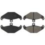 CENTRIC PARTS 102.04910 C-Tek Semi-Metallic Brake Pads with Shims