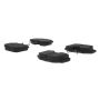 CENTRIC PARTS 102.04930 C-Tek Semi-Metallic Brake Pads with Shims