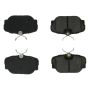 CENTRIC PARTS 102.04930 C-Tek Semi-Metallic Brake Pads with Shims