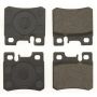 CENTRIC PARTS 102.04950 C-Tek Semi-Metallic Brake Pads with Shims