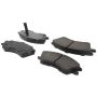 CENTRIC PARTS 102.04980 C-Tek Semi-Metallic Brake Pads with Shims