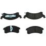 CENTRIC PARTS 102.05060 C-Tek Semi-Metallic Brake Pads with Shims