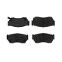 CENTRIC PARTS 102.05100 C-Tek Semi-Metallic Brake Pads with Shims