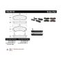 CENTRIC PARTS 102.05110 C-Tek Semi-Metallic Brake Pads with Shims