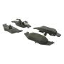 CENTRIC PARTS 102.05120 C-Tek Semi-Metallic Brake Pads with Shims