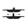 CENTRIC PARTS 102.05120 C-Tek Semi-Metallic Brake Pads with Shims
