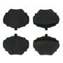 CENTRIC PARTS 102.05181 C-Tek Semi-Metallic Brake Pads with Shims