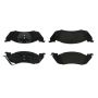 CENTRIC PARTS 102.05290 C-Tek Semi-Metallic Brake Pads with Shims