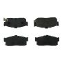 CENTRIC PARTS 102.05400 C-Tek Semi-Metallic Brake Pads with Shims