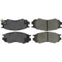 CENTRIC PARTS 102.05490 C-Tek Semi-Metallic Brake Pads with Shims