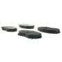 CENTRIC PARTS 102.05510 C-Tek Semi-Metallic Brake Pads with Shims