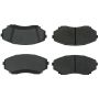 CENTRIC PARTS 102.05510 C-Tek Semi-Metallic Brake Pads with Shims