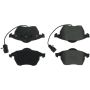 CENTRIC PARTS 102.05550 C-Tek Semi-Metallic Brake Pads with Shims