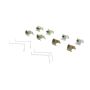CENTRIC PARTS 102.05620 C-Tek Semi-Metallic Brake Pads with Shims