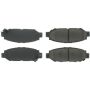 CENTRIC PARTS 102.05720 C-Tek Semi-Metallic Brake Pads with Shims