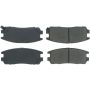 CENTRIC PARTS 102.05800 C-Tek Semi-Metallic Brake Pads with Shims