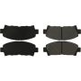 CENTRIC PARTS 102.05820 C-Tek Semi-Metallic Brake Pads with Shims