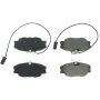 CENTRIC PARTS 102.05900 C-Tek Semi-Metallic Brake Pads with Shims