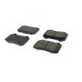 CENTRIC PARTS 102.05921 C-Tek Semi-Metallic Brake Pads with Shims