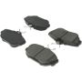 CENTRIC PARTS 102.06010 C-Tek Semi-Metallic Brake Pads with Shims