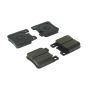 CENTRIC PARTS 102.06030 C-Tek Semi-Metallic Brake Pads with Shims