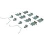 CENTRIC PARTS 102.06060 C-Tek Semi-Metallic Brake Pads with Shims