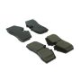 CENTRIC PARTS 102.06090 C-Tek Semi-Metallic Brake Pads with Shims