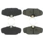 CENTRIC PARTS 102.06100 C-Tek Semi-Metallic Brake Pads with Shims