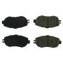 CENTRIC PARTS 102.06120 C-Tek Semi-Metallic Brake Pads with Shims